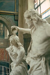 El Bautismo de Cristo (detalle)